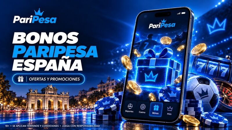 Bonos de PariPesa España con ofertas, promociones y regalos en la aplicación móvil