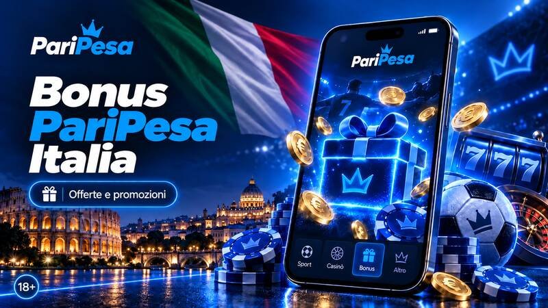 Bonus PariPesa Italia con offerte e promozioni per sport e casinò