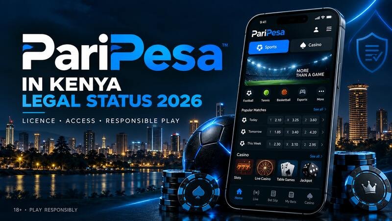 PariPesa legal status and responsible play information for Kenya